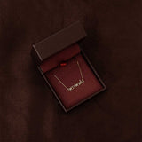Serif Nameplate Necklace | 9K Solid Gold