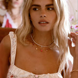 Collar con inicial pavé