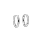 10mm Sleeper Hoops Sterling Silver