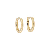 10mm Sleeper Hoops | 9k Solid Gold