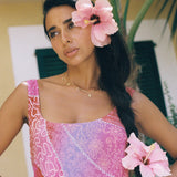 Collar con dije de rayos