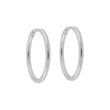 20mm Sleeper Hoops Sterling Silver