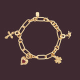 Charm-Gliederarmband