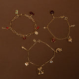 CHARM BAR Pulsera Fígaro Fina