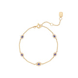 Pulsera de mal de ojo pavé