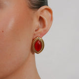 Pendientes Merlot Rumi