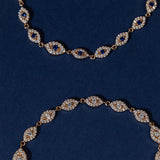Pulsera de mal de ojo pavé