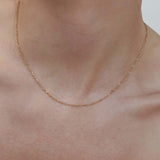 CHARM BAR Fine Figaro Necklace Bundle (not for individual sale)