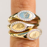 Initial Signet Ring