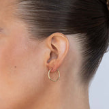 20mm Sleeper Hoops | 9k Solid Gold