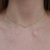 Pavé Evil Eye Necklace