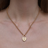 Heart Museum Lock Necklace