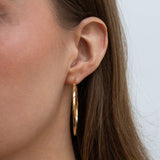 45mm Sleeper Hoops Sterling Silver