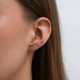 Pendientes de ojo malvado con pavé