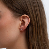 Pendientes de ojo malvado con pavé