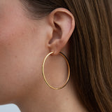 45mm Sleeper Hoops Sterling Silver
