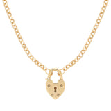 Heart Museum Lock Necklace