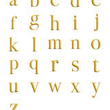Serif Nameplate Necklace | 9K Solid Gold