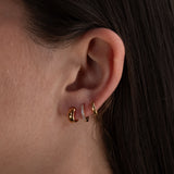 10mm Sleeper Hoops | 9k Solid Gold