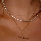 Collar de tenis vintage