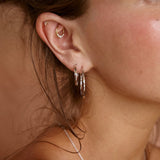 30mm Sleeper Hoops Sterling Silver