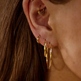 30mm Sleeper Hoops | 9k Solid Gold