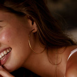 60mm Sleeper Hoops Sterling Silver