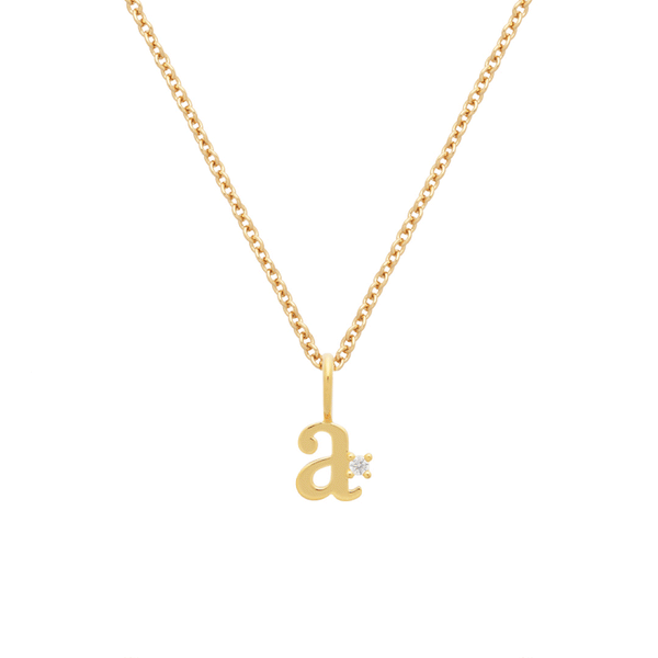 Letter Necklace | Recycled 14k Gold Vermeil