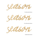 Cursive Nameplate Necklace | 9K Solid Gold