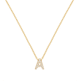 Collar con inicial pavé