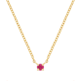 Collar pequeño con piedra de nacimiento