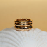 Pila de anillos de firma