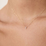 Collar con inicial pavé