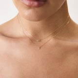 Collar con inicial pavé