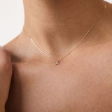 Collar con inicial pavé