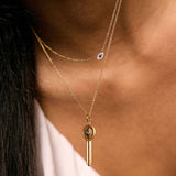 Pavé Evil Eye Necklace
