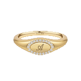Initial Signet Ring