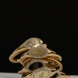 Initial Signet Ring