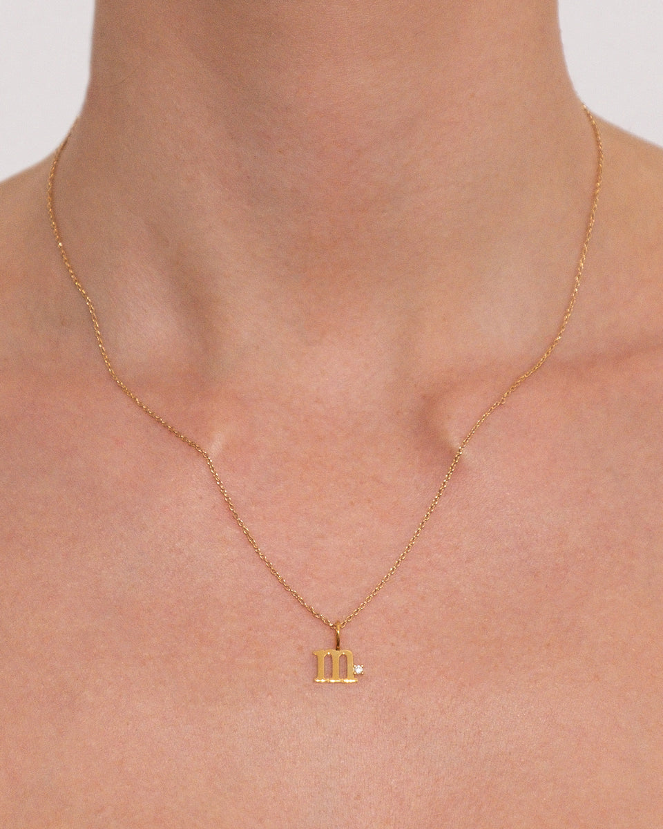 Letter Necklace | Recycled 14k Gold Vermeil