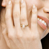 Marquise Moissanite Ring | 14k Solid Gold