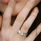 Toi Et Moi Moissanite Ring | 14k Solid Gold