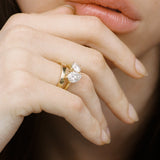 Toi Et Moi Moissanite Ring | 14k Solid Gold