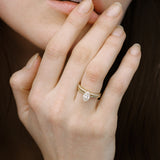 Marquise Moissanite Ring | 14k Solid Gold