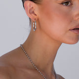 The Mother Hoops - Sterling Silver