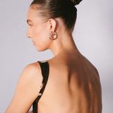 Mini Mother Hoops - Sterling Silver