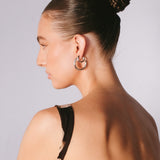 The Mother Hoops - Sterling Silver