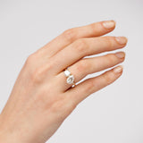 Toi Et Moi Moissanite Ring | 14k Solid Gold