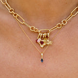Birthstone Charm Custom Necklace