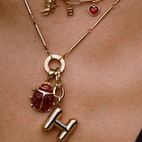 Colgante de ágata cereza SYM