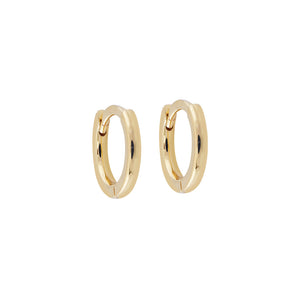 10mm Sleeper Hoops | 9k Solid Gold